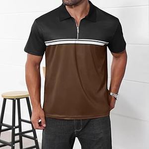 Vêtements de travail pour hommes en gros, chemise décontractée, t-shirt à manches courtes, polo en polyester pour hommes, téléchargé par Dress Sports - Product Image 2