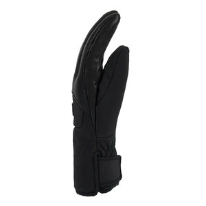 Gants en cuir unisexes à doigts entiers, isolés thermiquement, avec fermeture auto-agrippante, pour le ski et la conduite hivernale - Product Image 1