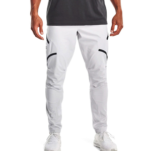 Pantalon tricoté pour homme, blanc et bleu, haute qualité, léger, possibilité d'imprimer votre propre logo personnalisé, pantalon de sport - Product Image 1