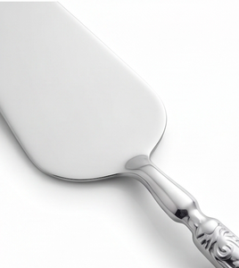 Stainless Steel <b>Cake</b> <b>Server</b> Oval Shape Decorative Handle <b>Cake</b> Knife For Parties Wedding Events And Serving Desserts - Product Image 3
