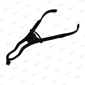 Lvory คีมเจาะเหล็กเหล็กสแตนเลสสีดำ, คีมเจาะเขื่อนยางสีดำ - Product Image 1