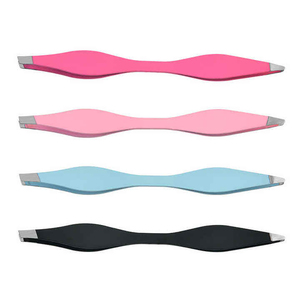 Prix de gros Pince à épiler de beauté à double embout pointu, légère, en acier chirurgical de luxe, pour usage professionnel des sourcils - Product Image 6