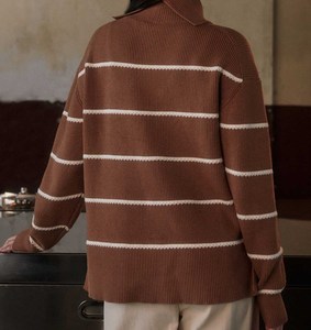 Suéter Acogedor con Cuello Redondo y Forro de Sherpa, Transpirable, con Botones, para Mujer, Ultra Suave, de Felpa, Cálido para Invierno - Product Image 6