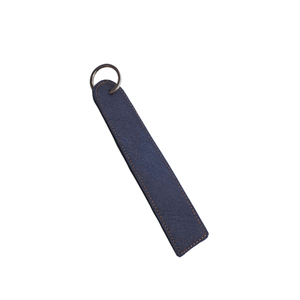 Rectangular <b>Leather</b> <b>Keychain</b> with Zinc Alloy Ring Durable Design for Promotional Gift Accessory - Product Image 1