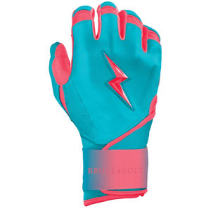 ถุงมือตีเบสบอลรุ่น Max Clark Signature Series แบบข้อมือยาว - สีชมพู/เขียวอมฟ้า BRUCE-BOLT รุ่น Original Series ถุงมือตีเบสบอลหลายสีสำหรับผู้ใหญ่ - Product Image 6