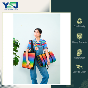 Tapis d'extérieur pliables en polypropylène 100% résistant à l'eau et à la corrosion, design élégant, haute qualité, pour pique-nique/plage - Product Image 2