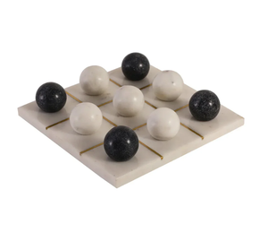 Minimalist Hot Selling <b>Marble</b> Tic Tac Toe <b>Game</b> Set Square Tabletop Home Decor Durable Indoor Living Room Design home decor - Product Image 4
