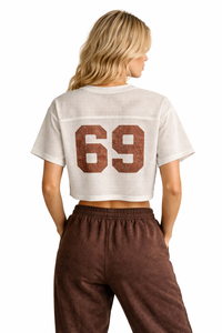 เสื้อฟุตบอลอเมริกันแบบตาข่ายระบายอากาศ โพลีเอสเตอร์ 100% ปรับแต่งได้ตามต้องการ พร้อมโลโก้ทีม ชุดฝึกซ้อม ผู้ผลิต OEM ขายส่งจำนวนมาก - Product Image 3