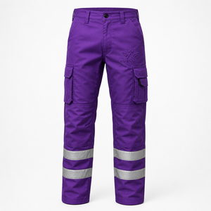 Pantalones de Seguridad Personalizados, Ropa Industrial de Seguridad con Tela Resistente de Poliéster y Algodón, Detalles Reflectantes de Alta Visibilidad - Product Image 1