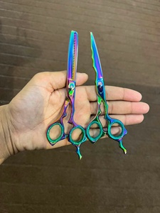 กรรไกรซอยผมมืออาชีพแบบพับได้ 32 ฟัน ใบมีดสแตนเลสคมกริบ สำหรับคนถนัดขวา ด้ามยาว ใช้ในร้านตัดผม - Product Image 4
