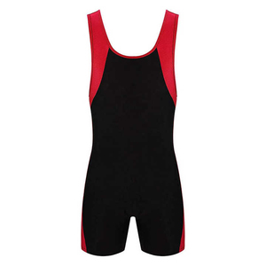 Singlet de Lucha Libre para Hombre de Alta Calidad y Ligero, Tejido Elástico, Sublimado, la Mejor Opción a Bajo Precio, Servicio OEM, MOQ Bajo - Product Image 3