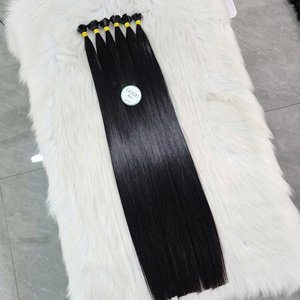 ผมต่อแบบปลายแบน GUGU ผมแท้แบบเวอร์จิ้น ปลายผมเต็มสีดำสนิท ผมเวียดนาม - Product Image 2