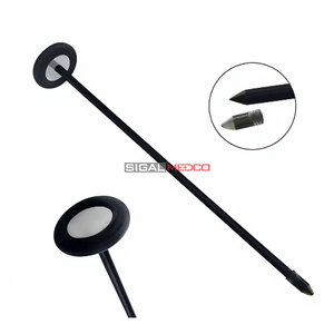 Martillo de Reflejos Neurológicos Negro de 14 Pulgadas con Mango de Plástico, Herramienta de Percusión para Diagnóstico, Examen Médico de Reflejos Tendinosos - Product Image 1