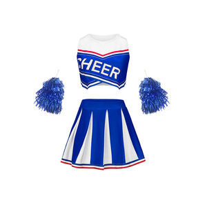Tenue de cheerleading pour filles avec logo personnalisé – Uniforme au design moderne pour les équipes scolaires, les événements et les activités sportives - Product Image 4