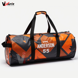 Bolsa Deportiva de Gran Capacidad (30-40L) para Gimnasio, Diseño Sublimado, Impermeable, Casual, de Lujo, para Fin de Semana, de Poliéster, Marca Vafir - Product Image 6