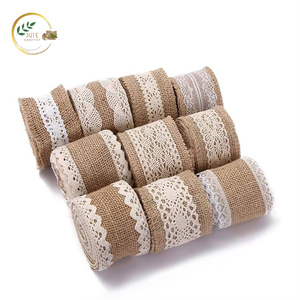 Decorative Jute <b>Ribbon</b> – Rustic Natural Fiber <b>Ribbon</b> for <b>Wedding</b>, Party and Gift Wrapping Decoration - Product Image 2