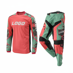 Ensemble de vêtements de motocross respirant, coupe-vent, séchage rapide, % polyester, impression par sublimation, logo personnalisé, unisexe, adulte - Product Image 3