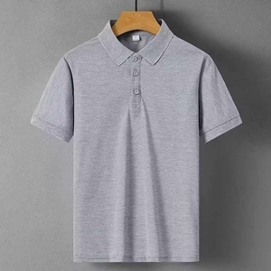 เสื้อโปโลผู้ชายแขนสั้นผ้าฝ้าย 100% |   เสื้อโปโลทรงหลวมขนาดพลัสไซส์แบบเรียบ |   เสื้อเชิ้ตลำลองและเสื้อเชิ้ตสั่งทำพิเศษ 9 สีสำหรับฤดูร้อน - Product Image 2