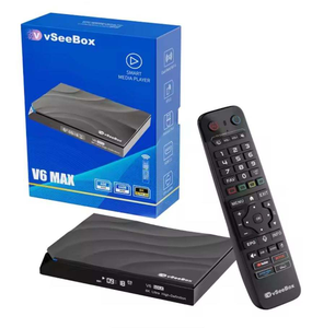 Top Quality Programmed VseeB0x V6 Max <b>Android</b> <b>TV</b> <b>Box</b> Bundle with Preloaded App With Lights Up Remote - Product Image 1