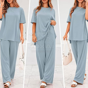 Ensemble coordonné pour femmes, nouveau design 2026, qualité supérieure, best-seller, en coton/polyester - Product Image 6