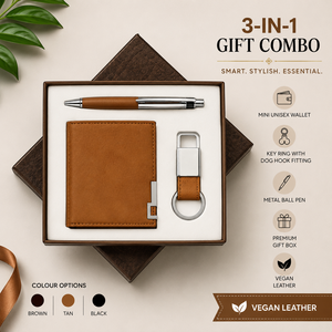 Custom A5 PU Leather Notebook Gift Set with Pen and <b>Key</b> <b>Ring</b> Business Gift Box Promotional Office Giveaway - Product Image 4