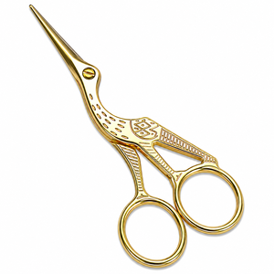 Embroidery <b>Scissors</b> 2PCS Set Stainless Steel Crane Design Sewing <b>Scissors</b> for DIY Crafting - Product Image 3