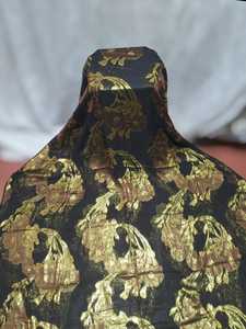 Tela de Chifón Jacquard Fransawi Somalí Auténtica de la Mejor Calidad, con Trabajo Intrincado de Brillo, para Vestido de Novia - Product Image 5