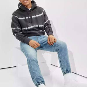 เสื้อฮู้ดดี้ชายแบบมีริบแถบข้อมือ พร้อมเชือกปรับได้ เนื้อผ้านุ่มสบายสำหรับฤดูหนาว / ดีไซน์คุณภาพสูง ปี 2026 - Product Image 2