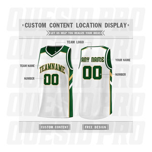 Maillots de basket-ball en gros, vêtements de sport, maillots de basket-ball personnalisés pour jeunes, logo d'équipe, numéro personnalisé, réversibles, double face - Product Image 3