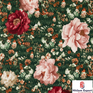 Custom Digital Printed Polyester Fabric Manufacturer for Dresses Garments Home Textiles Lightweight Soft Material - Product Image 5