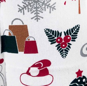 Coussin lombaire matelassé en coton 100% nouvelle collection, motif imprimé de Noël, coussin de siège doux de qualité supérieure, coussin de chaise de Noël - Product Image 6
