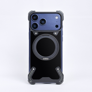 Étui pour iPhone avec support magnétique anti-chute en aluminium - Product Image 4