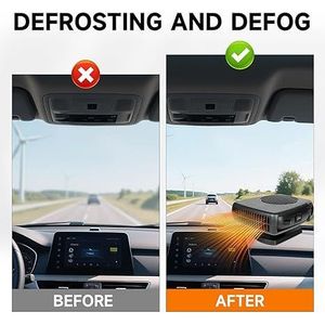 Portable <b>Electronic</b> <b>Auto</b> Fan Car Heater and Cooling Electrical Appliance - Product Image 3