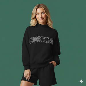 Conjunto de Ropa de Verano para Mujer, Cómodo y de Primera Calidad, en Tela de Algodón y Felpa, Suave, Cálido, Elástico, Estilo Urbano - Product Image 1