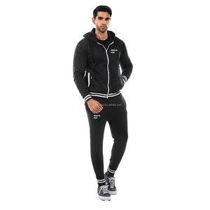 Conjunto Deportivo Personalizado de Invierno, 100% Algodón, para Hombre y Mujer, Transpirable, 350-450 GSM, Sudadera con Capucha y Pantalones Jogger, con Bordado y Estampado - Product Image 4