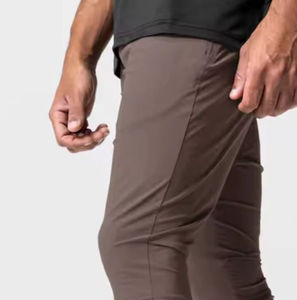 กางเกงผู้ชายใส่สบาย ผ้าฝ้าย 100% ยืดหยุ่น ทรงหลวม สวมใส่สบาย ไม่ยับ  ซิปข้างขาซ้าย  รับสกรีนโลโก้ได้ - Product Image 1