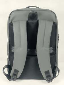 Mochila Antirrobo Gris Premium para Portátil, Múltiples Compartimentos con Cremallera, Correas de Hombro Acolchadas, Gran Capacidad, Bolsa de Almacenamiento de Poliéster - Product Image 3