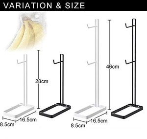 Reliable Performance Metal <b>Wire</b> Banana Holder Circle Shape Hanging Fruit Stand <b>Storage</b> <b>Basket</b> <b>for</b> Kitchen Use - Product Image 3