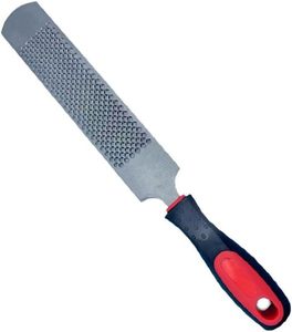 Raspador de pezuñas de acero al carbono de 14 pulgadas, herramienta de herrador para pezuñas de caballos, cabras, vacas, burros y otros animales. - Product Image 1