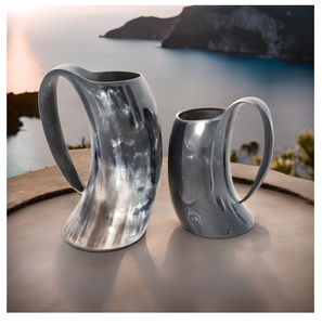 Nouvelle conception artisanale de qualité supérieure, mug à bière en corne de buffle viking, mug à bière médiévale, mug à bière, gobelet à vin - Product Image 3