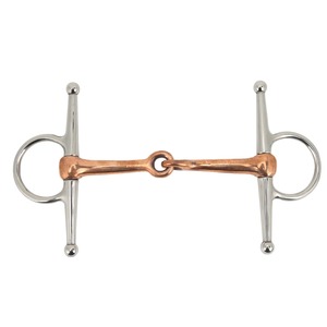 Bridon à joues pleines en acier inoxydable pour chevaux, accessoires équestres d'extérieur, 125 mm - Product Image 1