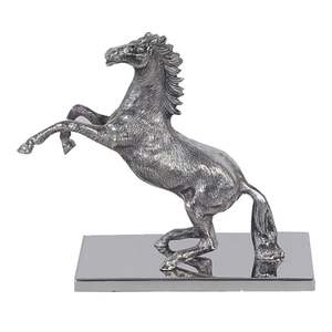 Sculpture de cheval décorative en aluminium faite à la main pour la décoration intérieure de maison, bureau, jardin, patio de luxe - Product Image 5