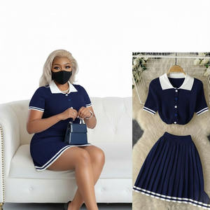 Conjunto de faldas personalizadas OEM más vendidas para mujer, top corto con capucha y estampado de logotipo informal, conjunto de faldas con capucha para invierno - Product Image 6