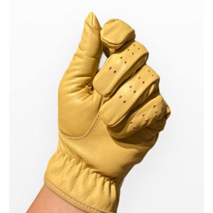 Guantes de equitación de cuero ajustables de calidad premium OEM, personalizados, para verano, con dedos completos, antideslizantes, duraderos, con cierre de gancho y bucle. - Product Image 3