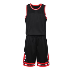 Uniformes de basketball personnalisés de haute qualité pour hommes, grandes tailles, en polyester, avec lettres, été-automne - Product Image 4