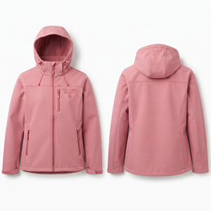 Veste Softshell Légère Imperméable pour le Camping, Vestes de Randonnée Imperméables Haute Performance Unisexe avec Poche Poitrine et Capuche - Product Image 6