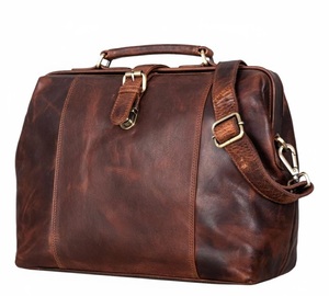High Quality <b>Leather</b> Duffle <b>Bag</b> Thick Cowhide Genuine <b>Leather</b> <b>Travel</b> <b>Bag</b> Custom Design <b>Leather</b> Duffle <b>Bag</b> For Weekender Luggage - Product Image 3