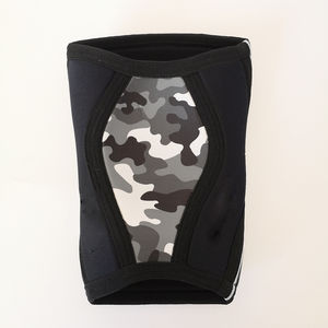 Rodillera de compresión para levantamiento de pesas, 7mm de neopreno, protección profesional, transpirable, estabilizador para fitness - Product Image 5