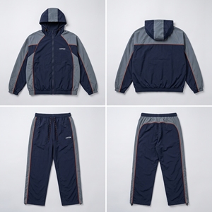 Ensemble de survêtement coupe-vent personnalisé, fournisseur pakistanais, veste et pantalon en nylon pour hommes, OEM - Product Image 2