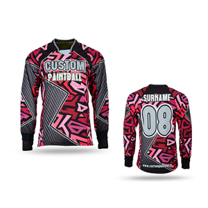 Maillots de paintball en gros avec logo personnalisé – Fabricant de vêtements de sport en tissu anti-humidité pour importateurs et grossistes - Product Image 1